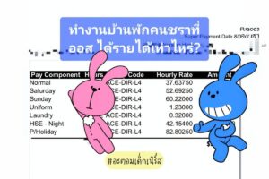 ตารางค่าจ้างงานบ้านพักคนชราในออสเตรเลีย พร้อมตัวการ์ตูน #อะตอมเด็กเนิร์ส