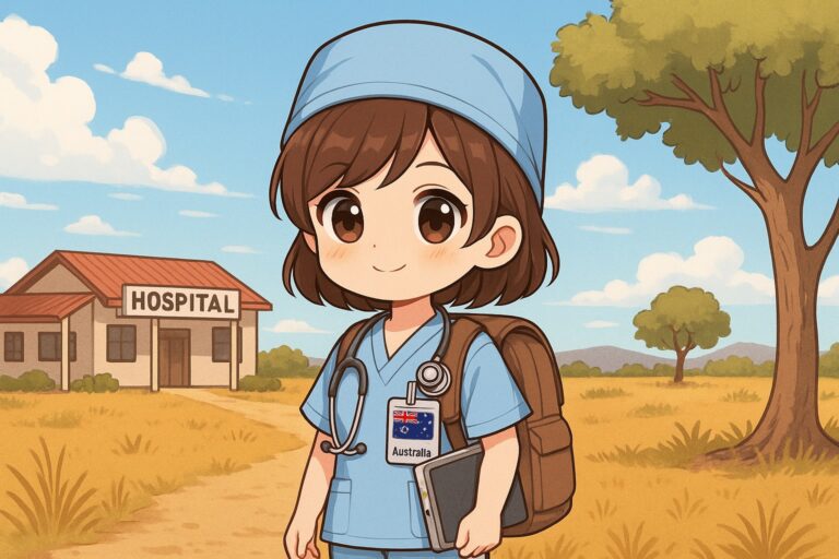 ภาพนักเรียนพยาบาลฝึกงานในพื้นที่ห่างไกล รัฐ NT ออสเตรเลีย – AtomDekNurse style