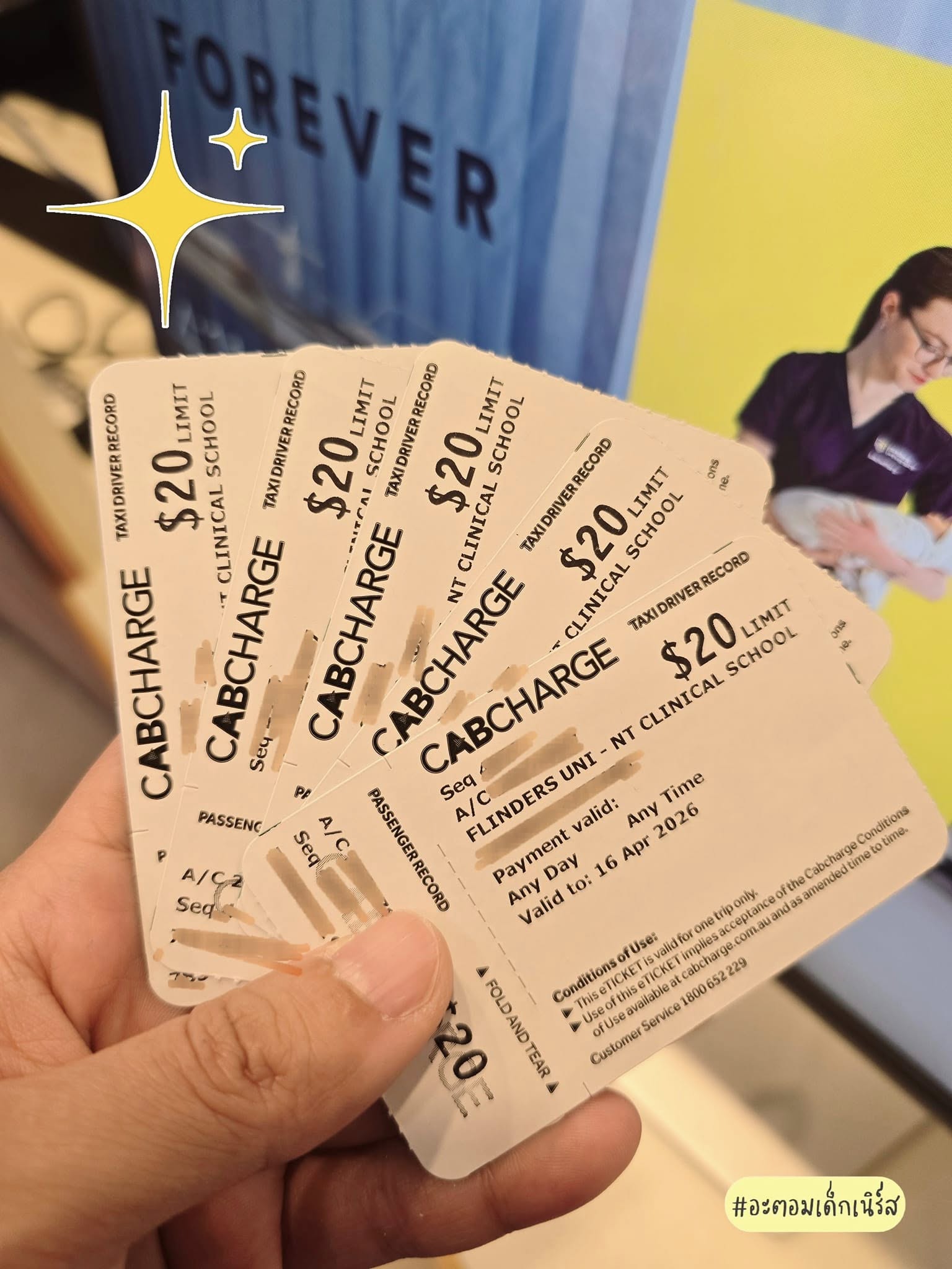 $20 taxi voucher for late shift students