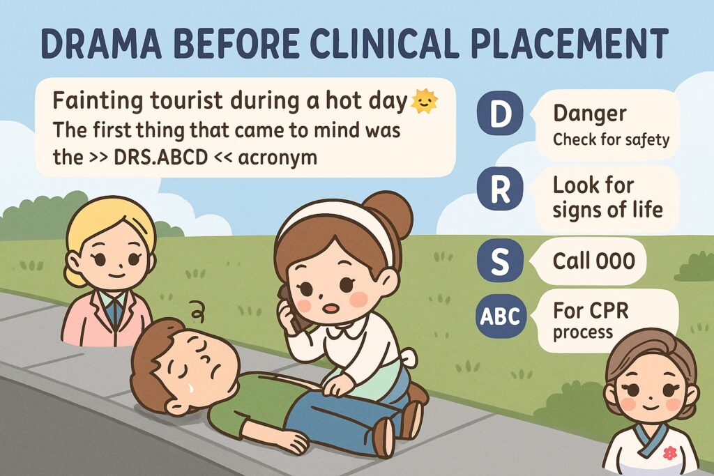 นักเรียนพยาบาลไทยใช้หลัก DRS.ABCD ในสถานการณ์ฉุกเฉินก่อนฝึกงานจริง