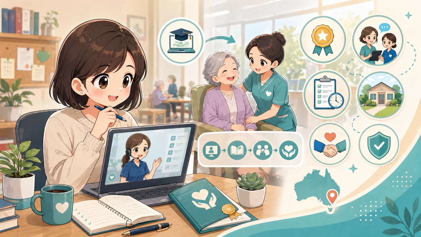 คอร์สออนไลน์ Aged Care ปี 2026 ควรเลือกอย่างไรให้คุ้ม