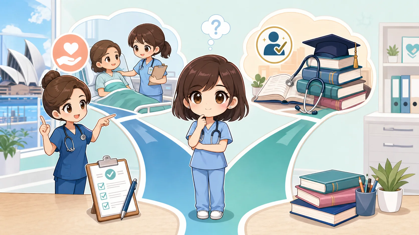 Enrolled Nurse หรือ Registered Nurse ในออสเตรเลีย เลือกทางไหนดี