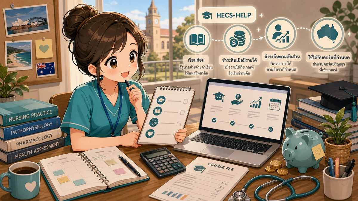 HECS-HELP คืออะไร? ระบบกู้เรียนพยาบาลในออสเตรเลีย
